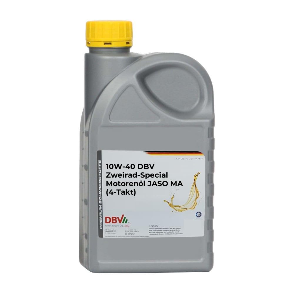 10W-40 DBV-Zweirad-Special-Motorenöl JASO MA (4-Takt) 10 x 1-Liter-Dose von LinJa