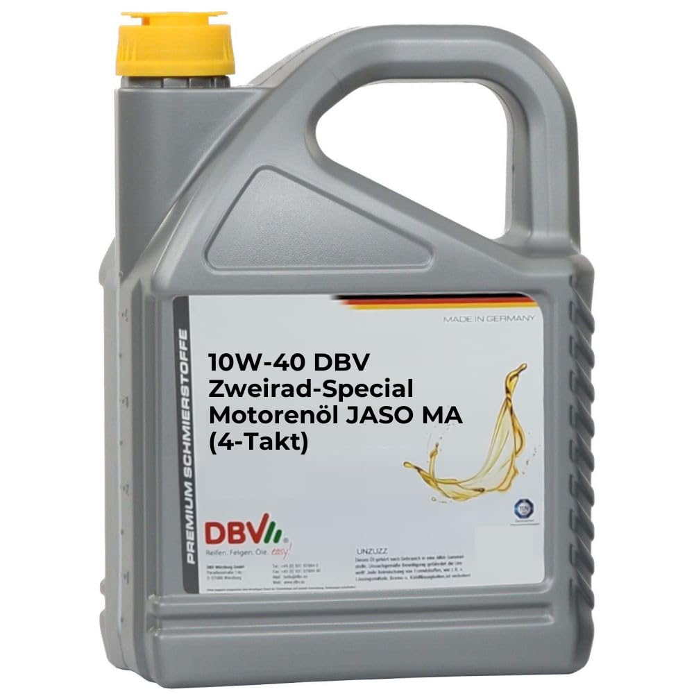 10W-40 DBV-Zweirad-Special-Motorenöl JASO MA (4-Takt) 2 x 5-Liter-Kanne von LinJa