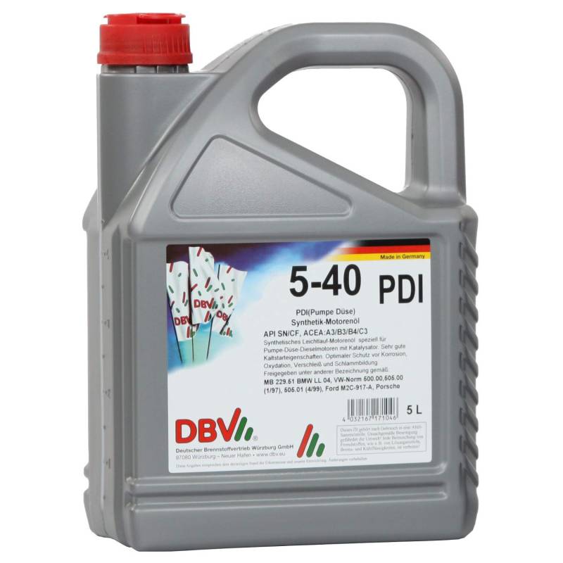 5W/40 synthetisch für PDI (Pumpe-Düse) 4 x 5-Liter-Kanne von LinJa