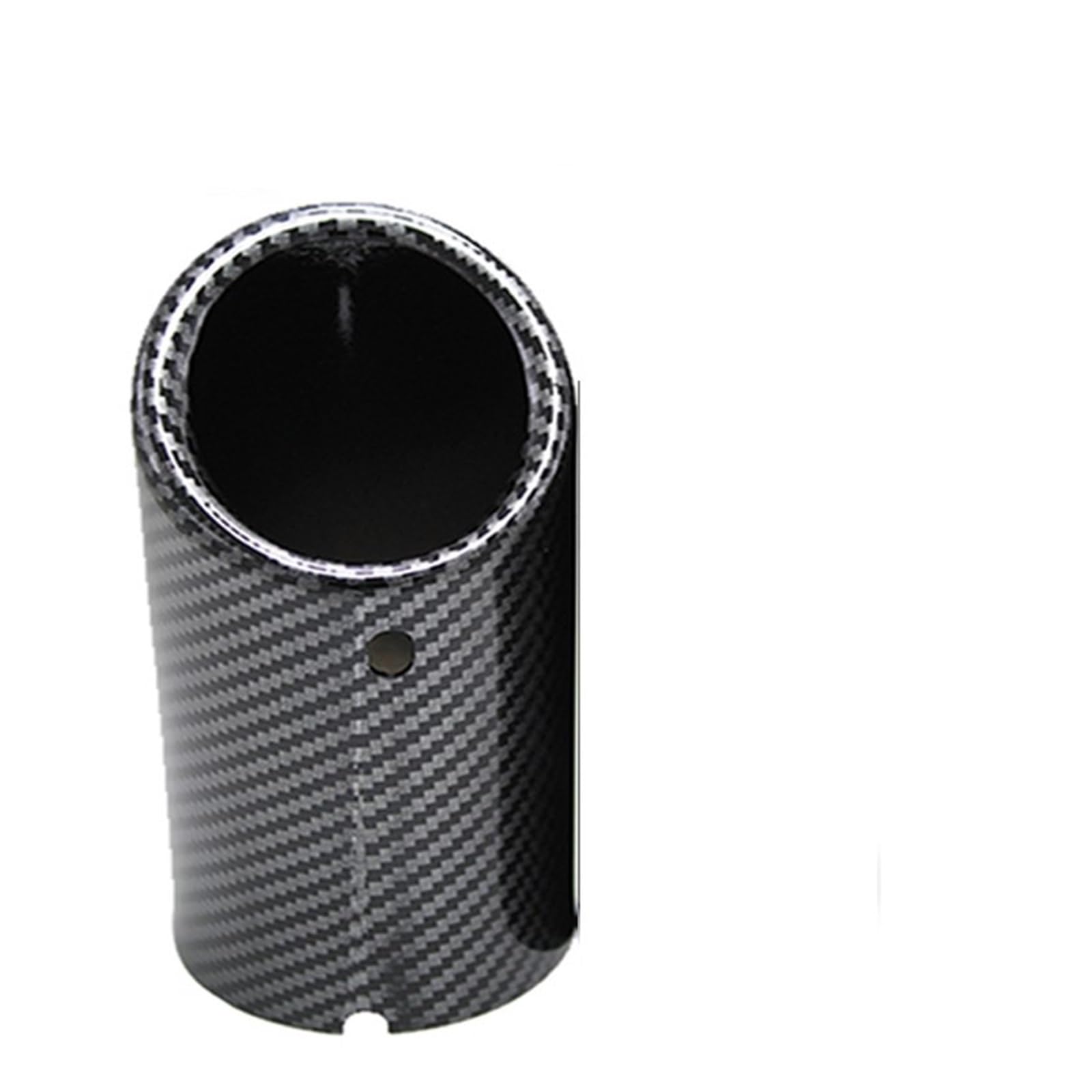 Auspuff Endrohr Auto Styling Edelstahl Auspuff TIPP Rohr Auto Zubehör Für VW Für Jetta Für MK6 1.4 T Für Golf 6 Für Golf 7 Für MK7 1.4 T Auspuff(1pcs Carbon Fiber) von LinQianBhD