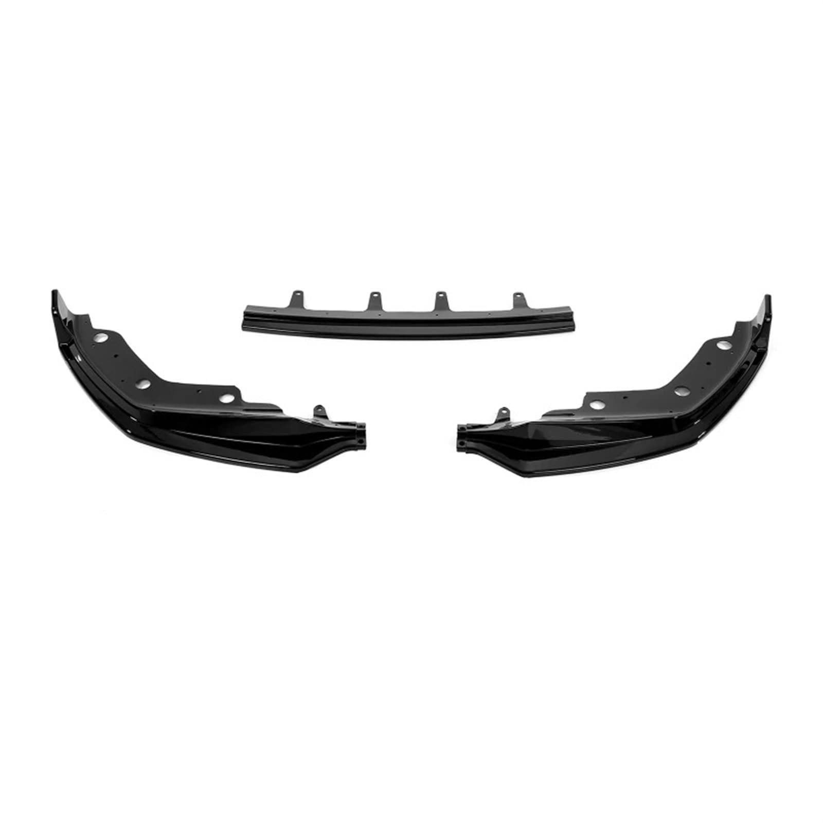 Auto Frontspoiler Lippe 3 Stücke Auto Vorderen Stoßfänger Lip Spoiler Kit Für 3-Serie Für G20 Für G28 Für Sport 2019 2020 2021 Auto Frontspoiler(Glossy Black) von LinQianBhD