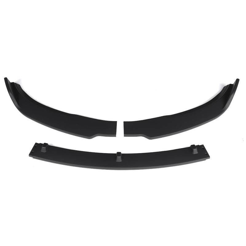 Auto Frontspoiler Lippe 3PCS Auto Front Lippe Kinn Stoßstange Spoiler Splitter Körper Kit Abdeckung Deflektor Lippen Schutz Für Tesla Für Modell 3 2016-2018 2019 2020 2021 Auto Frontspoiler(Matte Blac von LinQianBhD