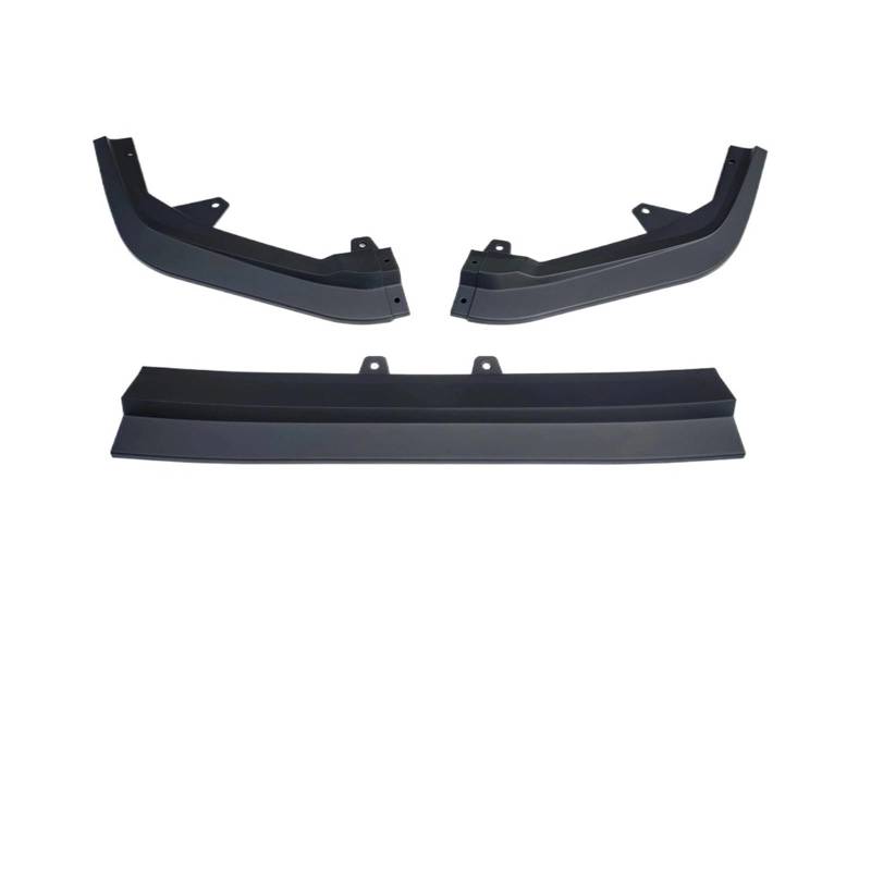 Auto Frontspoiler Lippe 3PCS Frontschürze Lip Spoiler Seite Splitter Deflektor Wachen Körper Kit Abdeckung Auto Zubehör Für Civic Für 11th Für Gen 2022 2023 Auto Frontspoiler(Matte Black) von LinQianBhD