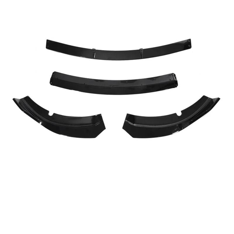 Auto Frontspoiler Lippe 4 Stücke Auto Vorderen Stoßfänger Lip Spoiler Splitter Körper Kit Für Dodge Für Ladegerät Für SRT 2015 2016 2017 2018 2019 2020 Auto Frontspoiler(Glossy Black) von LinQianBhD