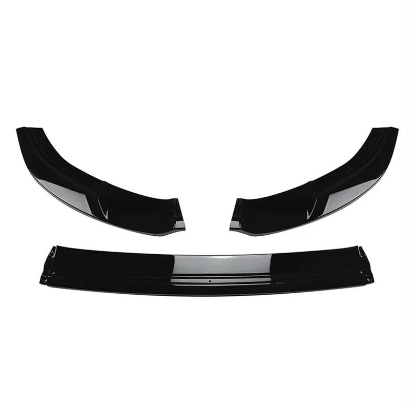 Auto Frontspoiler Lippe ABS Front Stoßstange Splitter Lip Spoiler Schutz Abdeckung Auto Körper Kit Zubehör Für Golf 7 Für MK7 Für GTI Für 2012-2015 2016 2017 Auto Frontspoiler(Gloss Black) von LinQianBhD