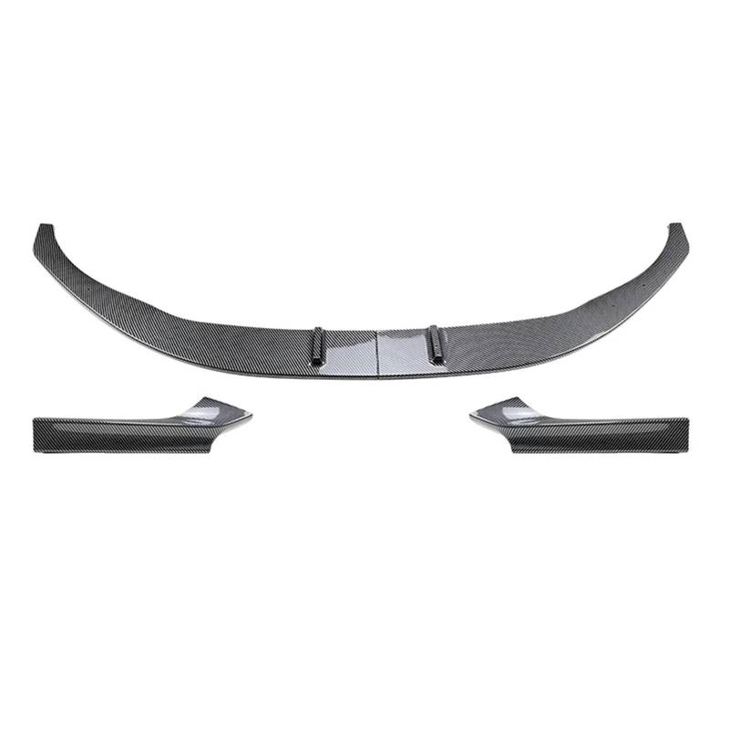 Auto Frontspoiler Lippe Auto Front Stoßstange Splitter Lip Diffusor Kits Spoiler Schutz Schutz Abdeckung 2 Für Serie Für F22 Für F23 Für Sport 2015-2017 2018 2019 Auto Frontspoiler(Carbon Fiber Look) von LinQianBhD