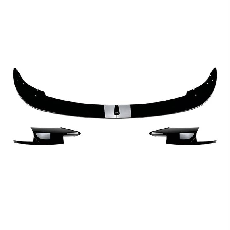 Auto Frontspoiler Lippe Auto Frontschürze Lip Spoiler Diffusor Splitter Body Kit Schürzen Abdeckung Schutz Für 5-Serie Für F10 Für F11 Für M5 2011-2015 2016 2017 Auto Frontspoiler(Glossy Black) von LinQianBhD