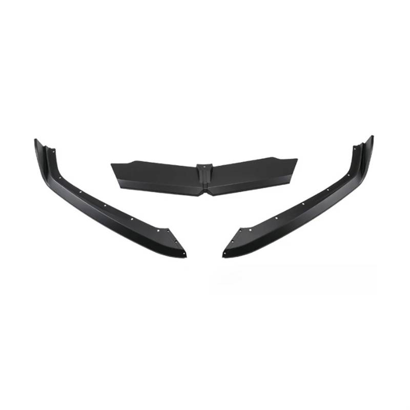 Auto Frontspoiler Lippe Auto Frontschürze Lip Spoiler Splitter Körper Kit Schürzen Abdeckung Schutz Trim Für Chevrolet Für Corvette Für C8 Für Z51 2020 2021 2022 2023 2024 Auto Frontspoiler(Glossy bla von LinQianBhD