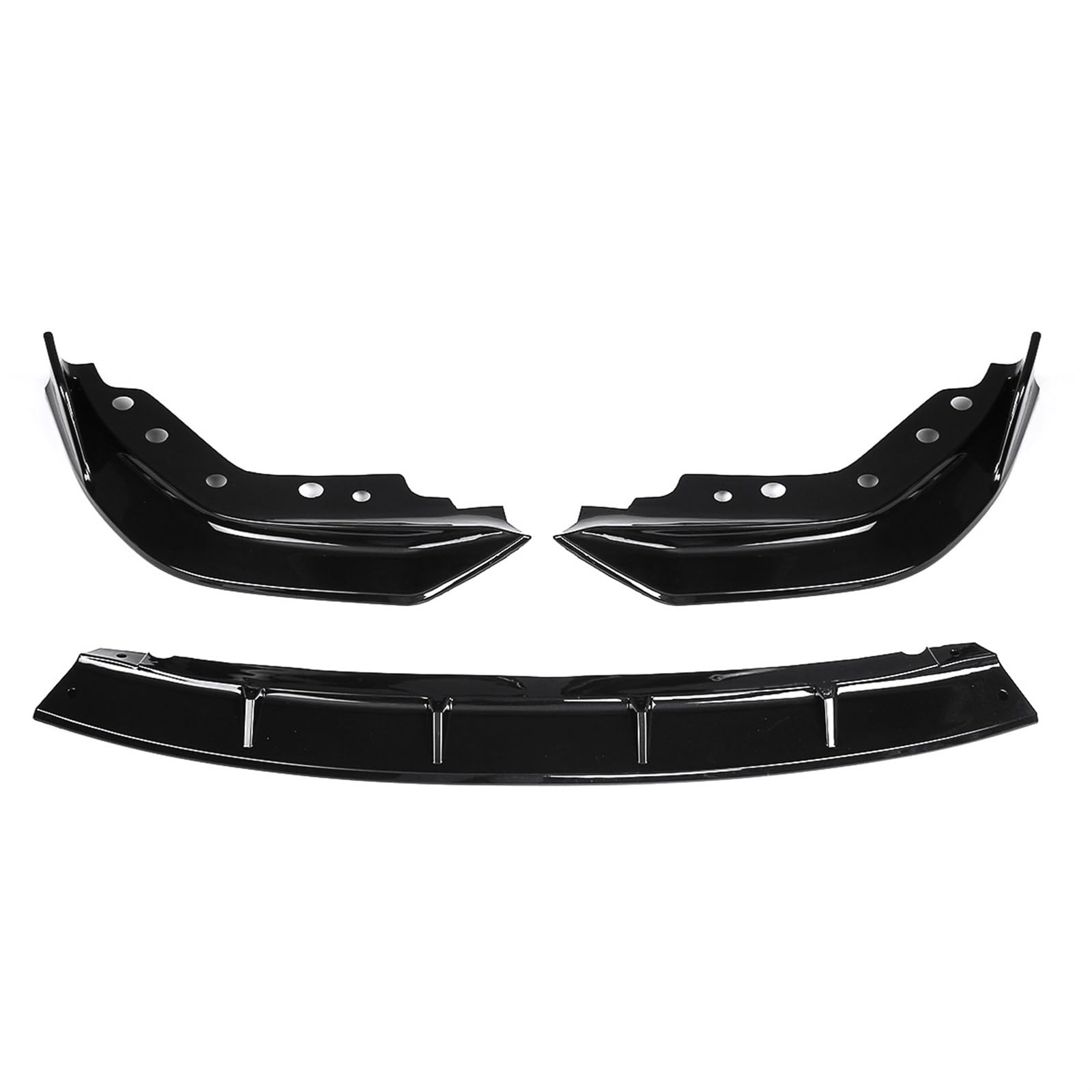 Auto Frontspoiler Lippe Auto Vorderen Stoßfänger Lip Body Kit Spoiler Diffusor Schutz Abdeckung Deflektor Lippen Für G20 Für G28 2019-2020 Auto Frontspoiler(Glossy Black) von LinQianBhD