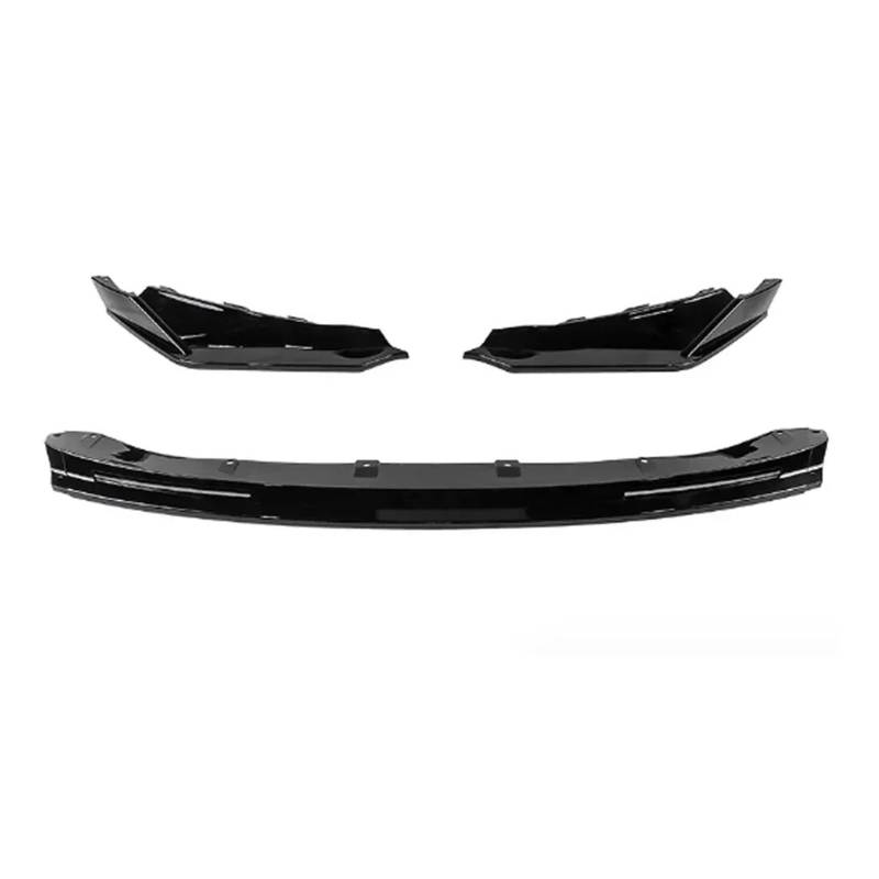 Auto Frontspoiler Lippe Auto Vorderen Stoßfänger Lip Spoiler Körper Kit Tuning Front Bord Splitter Diffusor Für M3 Für G80 Für M4 Für G82 2021 2022 2023 2024 Auto Frontspoiler(Glossy Black) von LinQianBhD