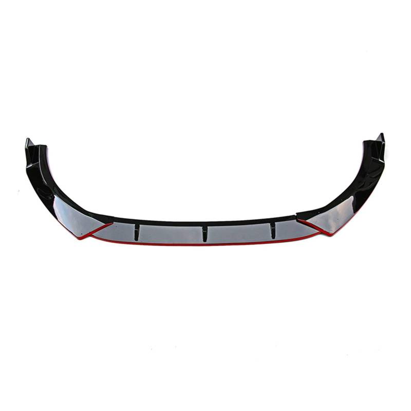 Auto Frontspoiler Lippe Auto Vorderen Stoßfänger Lip Spoiler Seite Splitter Körper Kits Wachen Deflektor Kinn Diffusor Schutz Für KIA Für K5 2020-2021 Auto Frontspoiler(Black Red) von LinQianBhD