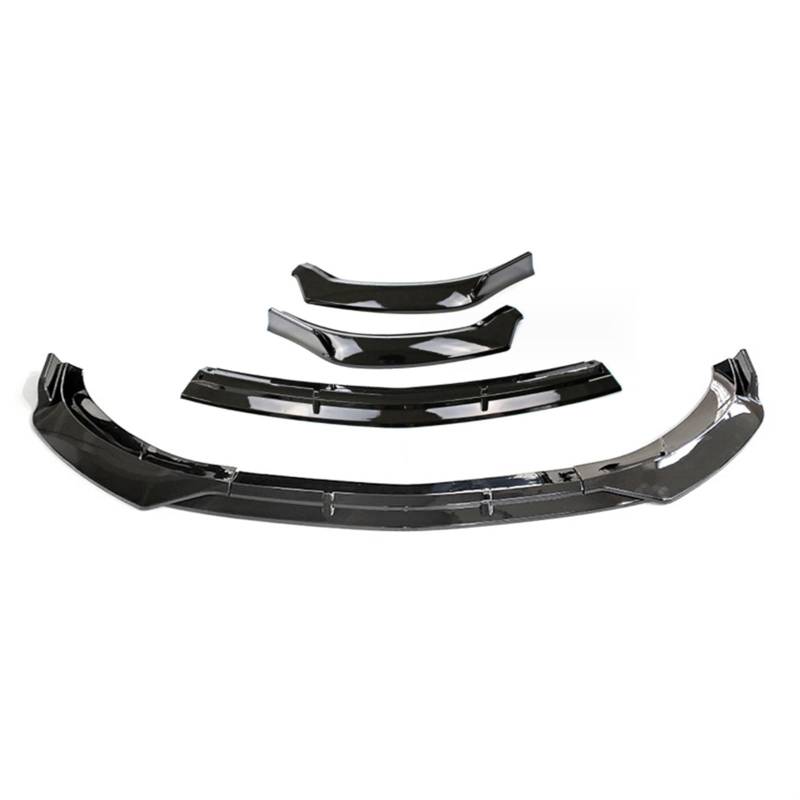 Auto Frontspoiler Lippe Auto Vorderen Stoßfänger Lip Spoiler Zubehör Körper Kits Abdeckung Für Benz Für A-Klasse Für W177 Für V177 2019 2020 2021 2022 2023 Auto Frontspoiler(Gloss Black) von LinQianBhD