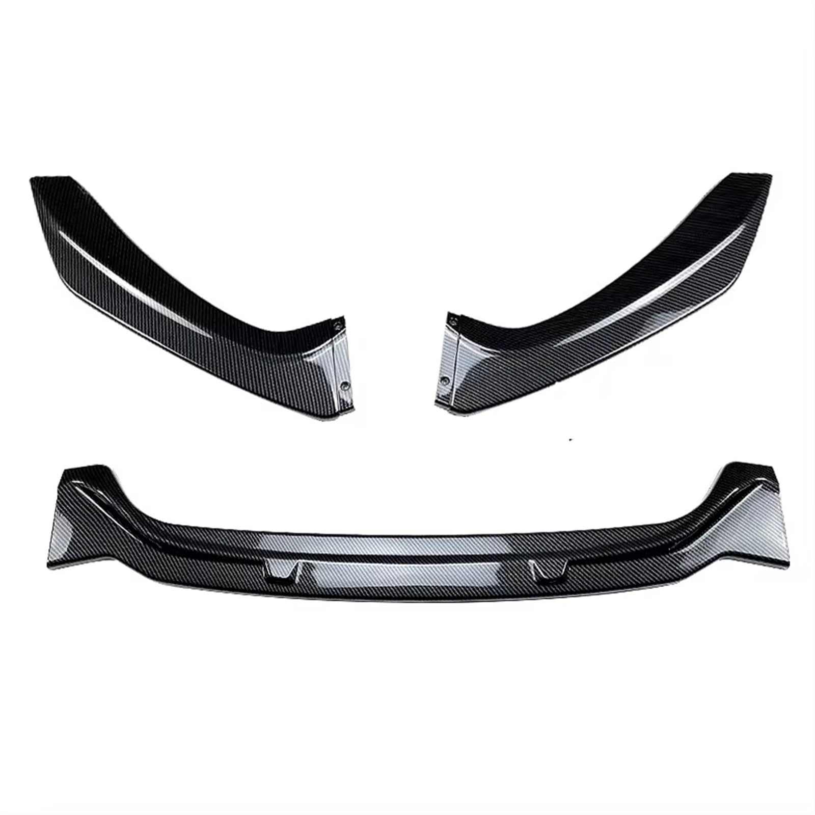 Auto Frontspoiler Lippe Autospoiler Stoßstange Vorne Lip Splitter Diffusor Lip Body Kit 1 Für Serie Für F20 Für F21 Für Pack Für 118i Für 120i 2015–2018 2019 Auto Frontspoiler(Carbon Look) von LinQianBhD