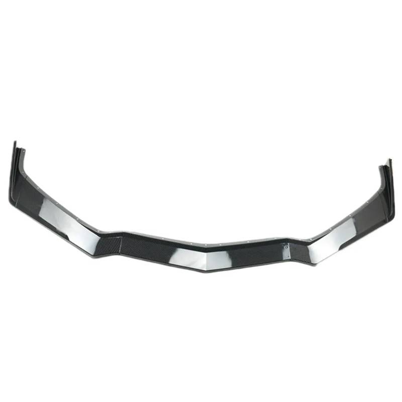 Auto Frontspoiler Lippe Frontschürze Lip Spoiler Diffusor Splitter Auto Zubehör Rock Bord Stoßstange Schutz Für Chevrolet Für Corvette Für C8 2020 2021 2022 Auto Frontspoiler(Carbon Look) von LinQianBhD