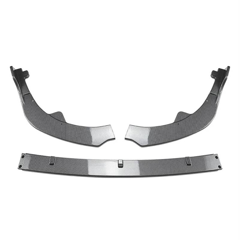 Auto Frontspoiler Lippe Frontschürze Lip Spoiler Splitter Diffusor Körper Kits Für Toyota Für Camry Für XV70 Für Sport Für Edition 2021 2022 2023 Auto Frontspoiler(Carbon Fiber Look) von LinQianBhD