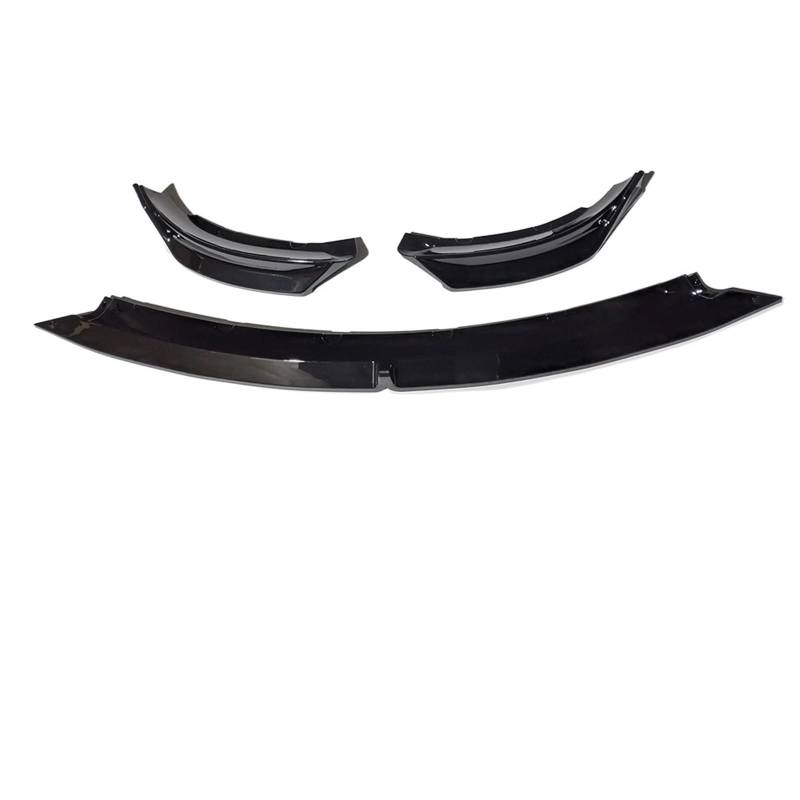 Auto Frontspoiler Lippe Frontschürze Lippe Kinn Diffusor Körper Kit Spoiler Deflektor Tuning Zubehör Für Tesla Für Modell 3 2016 2017 2018 2019 2020 2021 2022 Auto Frontspoiler(Matte Black) von LinQianBhD