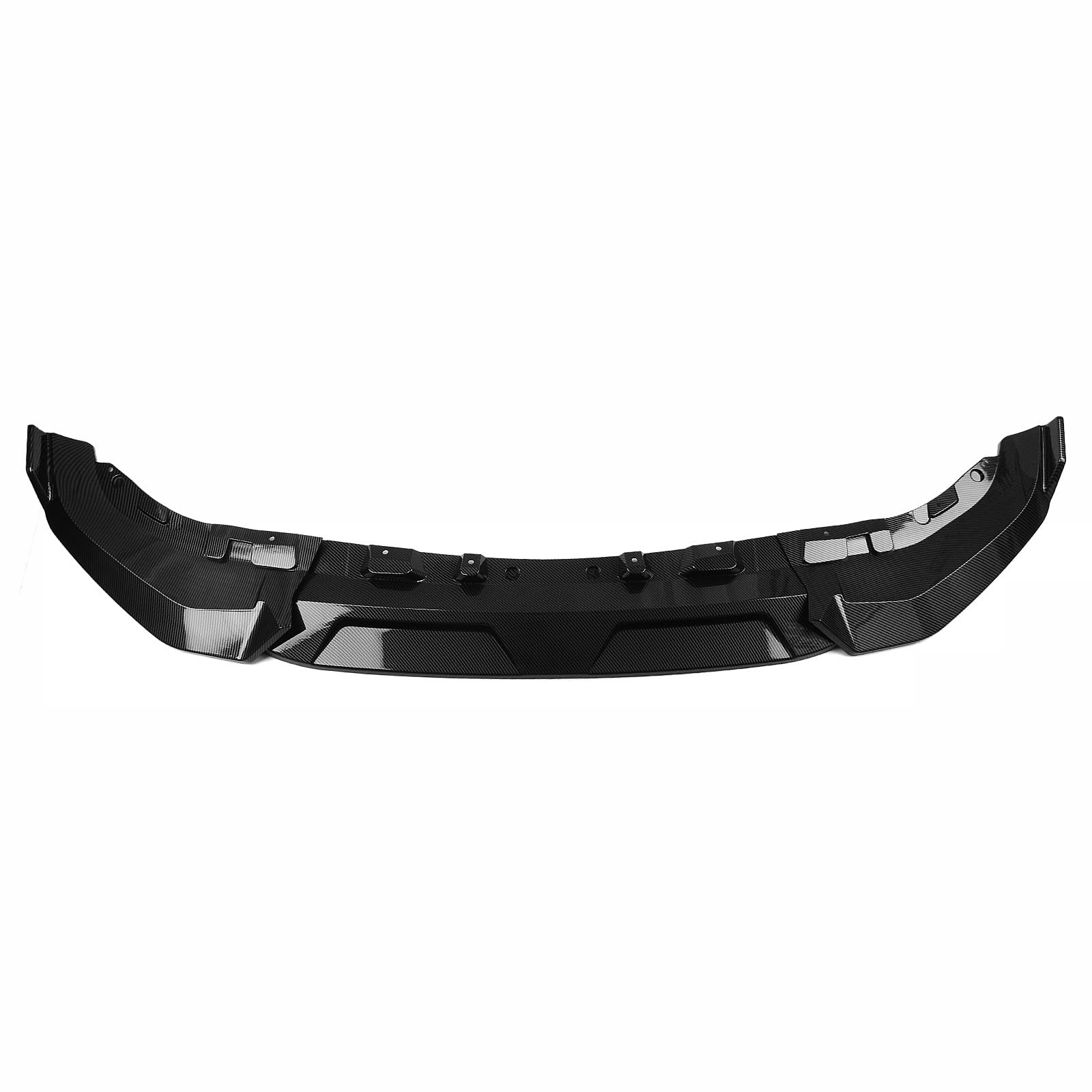 Auto Frontspoiler Lippe Frontschürze Spoiler Lippe Auto Untere Schutz Platte Splitter Für G07 Für X7 2023-2024 Auto Frontspoiler(Carbon Fiber Look) von LinQianBhD