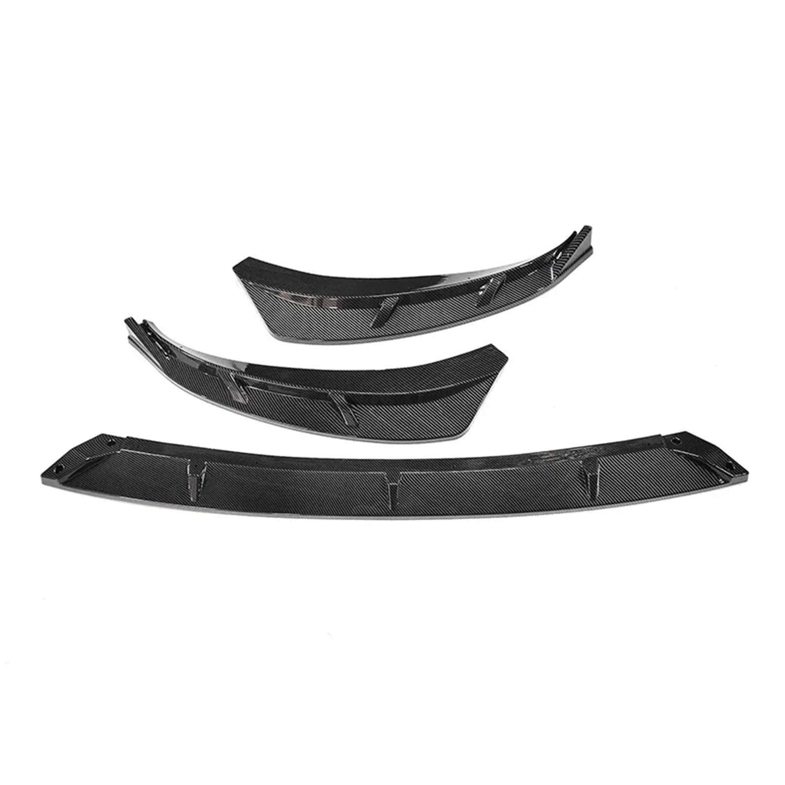 Auto Frontspoiler Lippe Frontstoßstangen-Lippenröcke Luftsplitter Auto-Body-Kit Schwarzer Spoiler Zubehör Frontstoßstangenschutz Für Xpeng Für P7 2020 2021 2022 2023 Auto Frontspoiler(Carbon Paint) von LinQianBhD