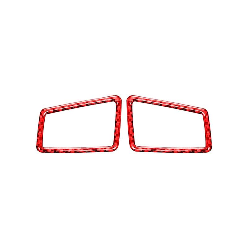 Auto Trim Abdeckung Rahmen Zubehör Für 3 Serie Für E90 2005 2006 2007 2008 2009 2010 2011 2012 Innen Auto Dashboard Air Outlet Dekoration Rahmen Trim Abdeckung Aufkleber(Red,for Right-Hand Drive) von LinQianBhD