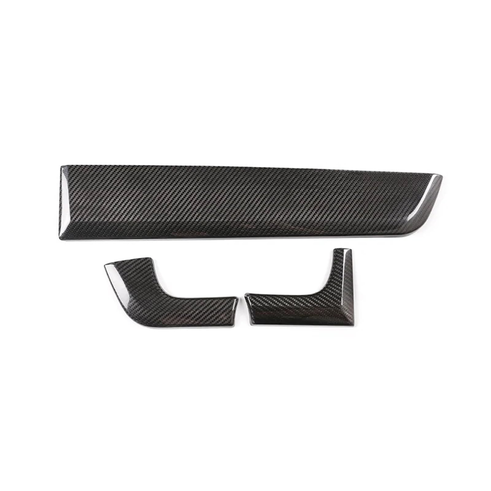 Auto Trim Abdeckung Rahmen Zubehör Für Panamera 2017 2018 2019 2020 2021 2022 2023 Real Carbon Fiber Car Center Console Dashboard Panel Dekoration Abdeckung Trim Innen(Black Carbon Fiber) von LinQianBhD