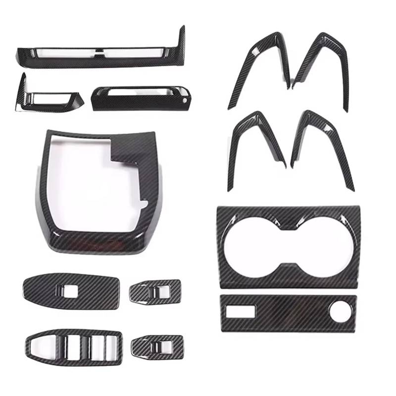 Auto Trim Abdeckung Rahmen Zubehör Für X1 Für IX1 Für U11 2023 2024 ABS Carbon Faser Auto Center Konsole Getriebe Panel Abdeckung Trim Set Aufkleber Auto Zubehör von LinQianBhD