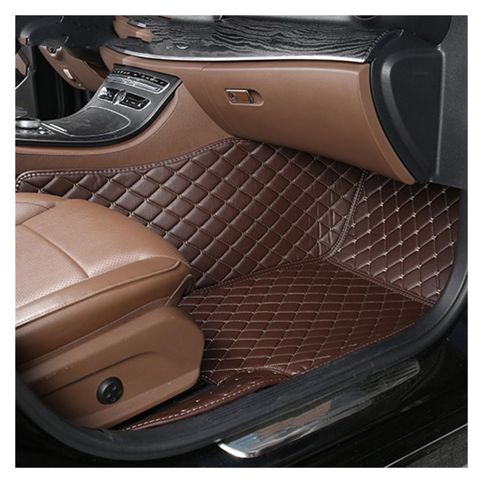 Autofußmatten 1 PCS Custom Leder Auto Fußmatten Für Chevrolet Für Onix 2019 2020 2021 2022 Auto Innen Zubehör Teppiche Teppiche Fuß Pads Automatten(29 Passenger Mat) von LinQianBhD