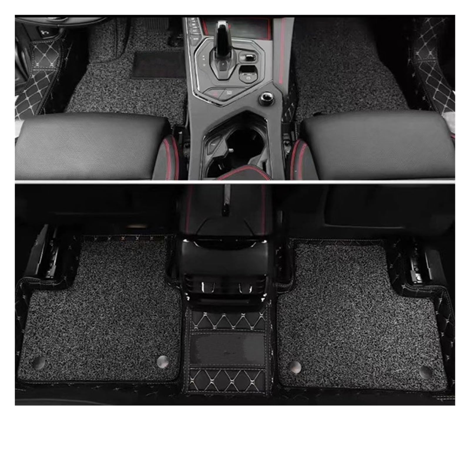 Autofußmatten Auto Styling Fußmatten Doppelschicht PU Leder Fuß Pad Stamm Matte Innen Floorliner Zubehör Für Lynk Für Co 05 2022-2024 Automatten von LinQianBhD