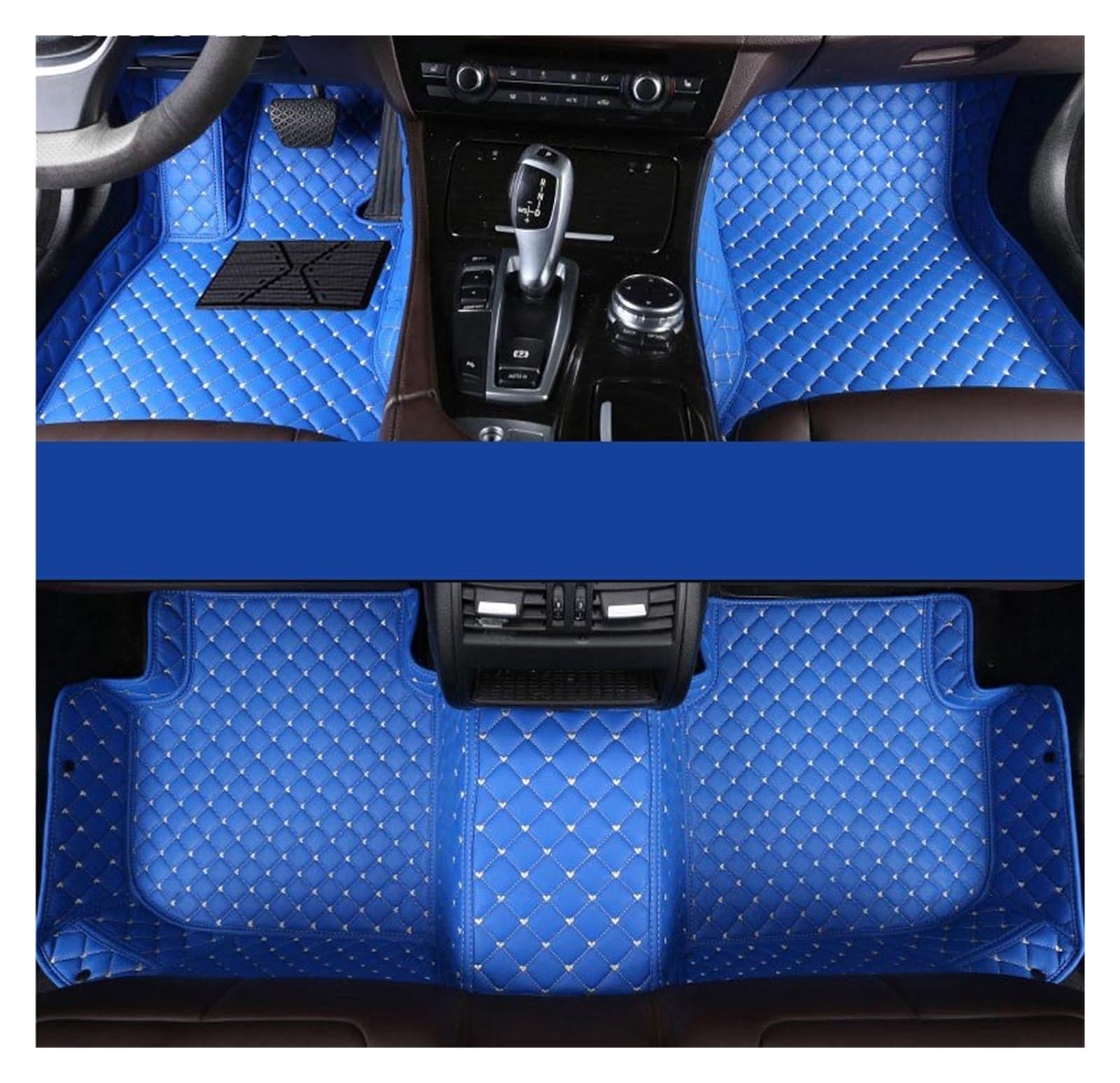 Autofußmatten Custom Car Fußmatten Für Lexus Für GX Für GX460 Für GX470 2001-2023 Auto Teppiche Fuß Coche Zubehör Automatten(Blue,2010-2023) von LinQianBhD