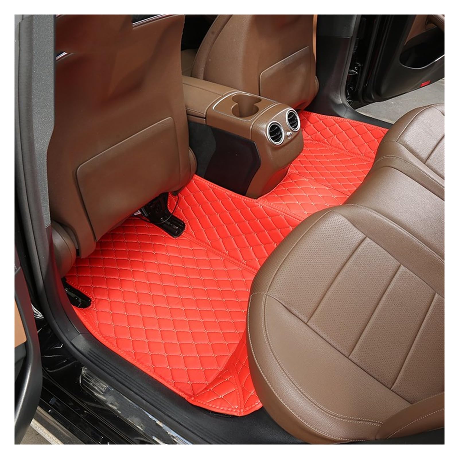 Autofußmatten Für Chevrolet Für Onix 2019 2020 2021 2022 Auto Innen Zubehör Teppiche Teppiche Fuß Pads 1 PCS Custom Leder Auto Fußmatten Automatten(27 Rear Mat) von LinQianBhD