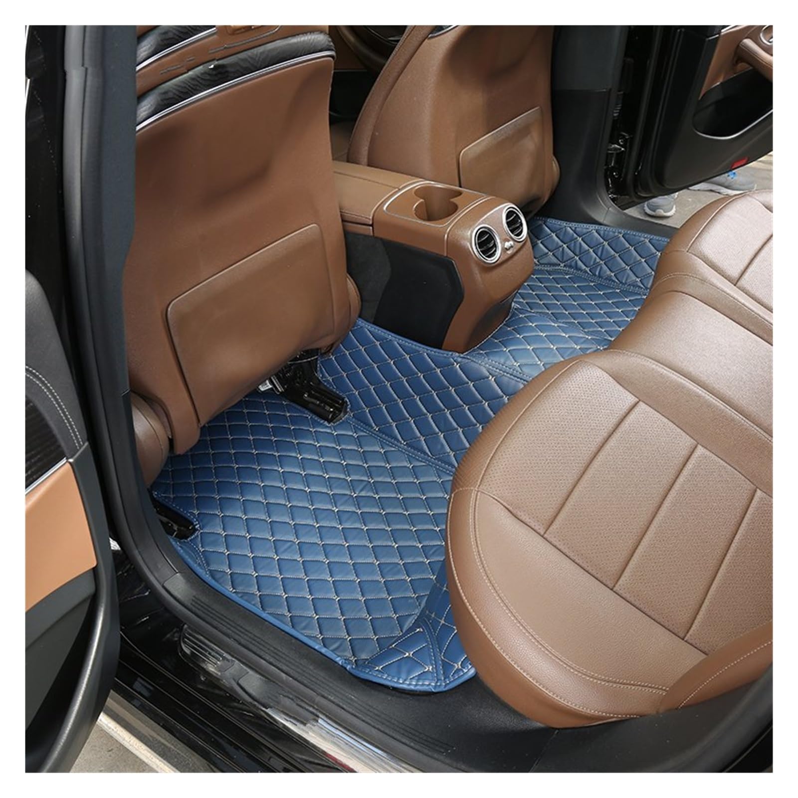 Autofußmatten Für Chevrolet Für Onix 2019 2020 2021 2022 Auto Innen Zubehör Teppiche Teppiche Fuß Pads 1 PCS Custom Leder Auto Fußmatten Automatten(33 Rear Mat) von LinQianBhD