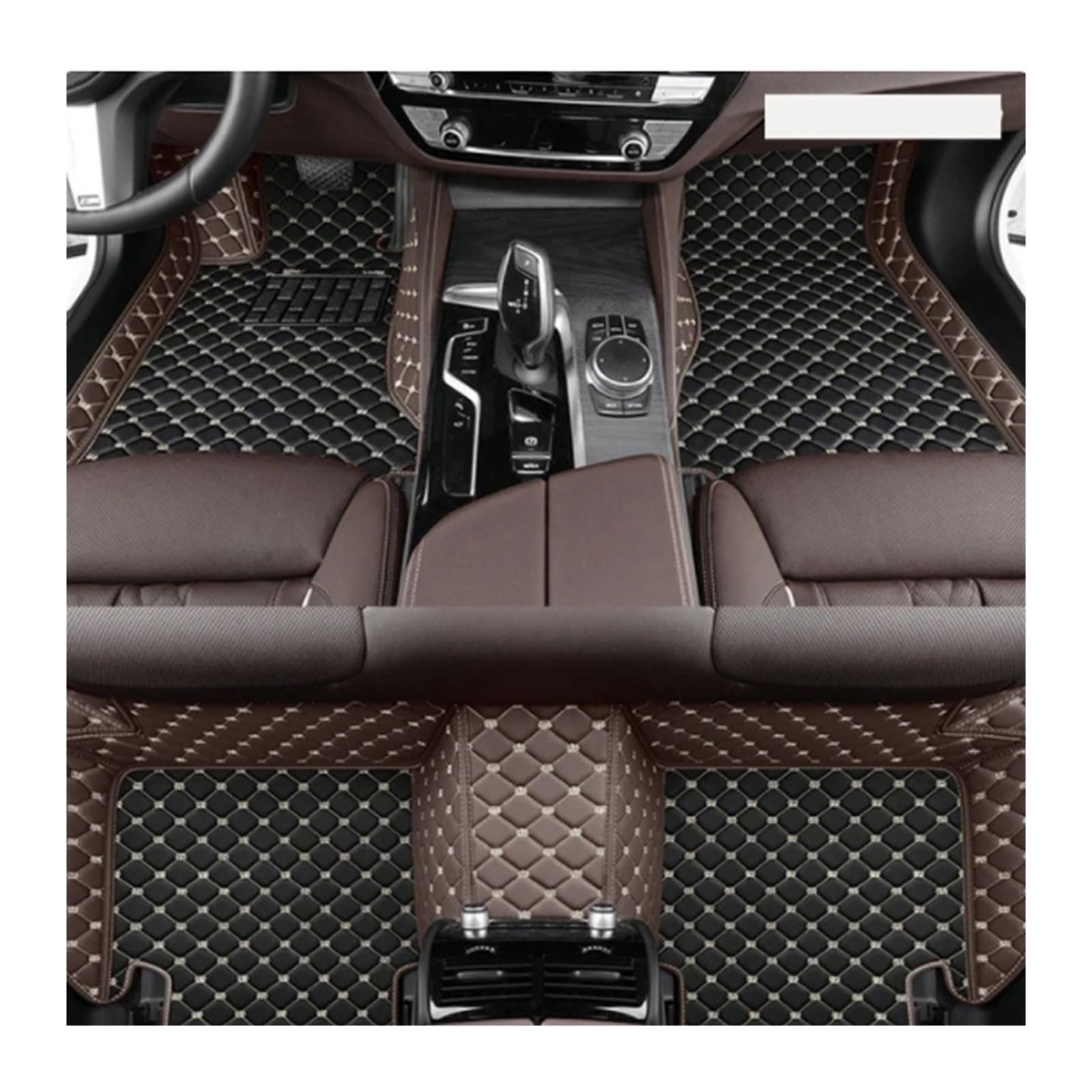 Autofußmatten Für Ford Für Mustang 2021 2020 2019 2018 2017 2016 2015 Auto Fußmatten Interior Styling Leder Teppiche Auto Schutz Automatten(3PC Floor mat 17,Right Steering Wheel) von LinQianBhD