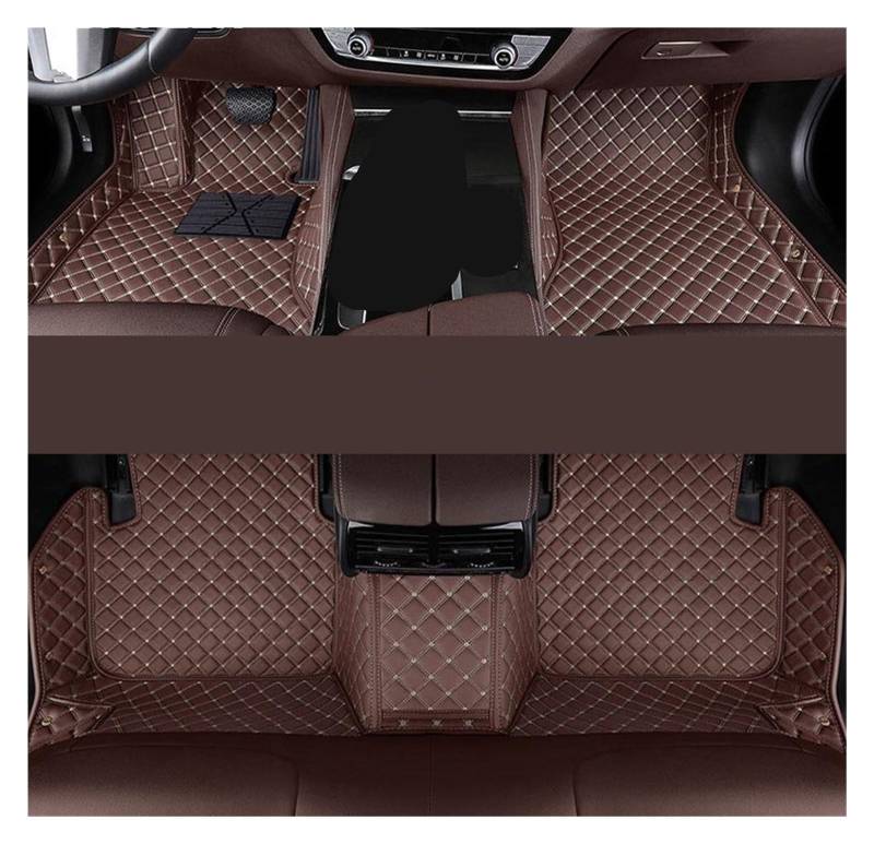 Autofußmatten Für Lexus Für GX Für GX460 Für GX470 2001-2023 Custom Car Fußmatten Auto Teppiche Fuß Coche Zubehör Automatten(Coffee,2001-2009) von LinQianBhD