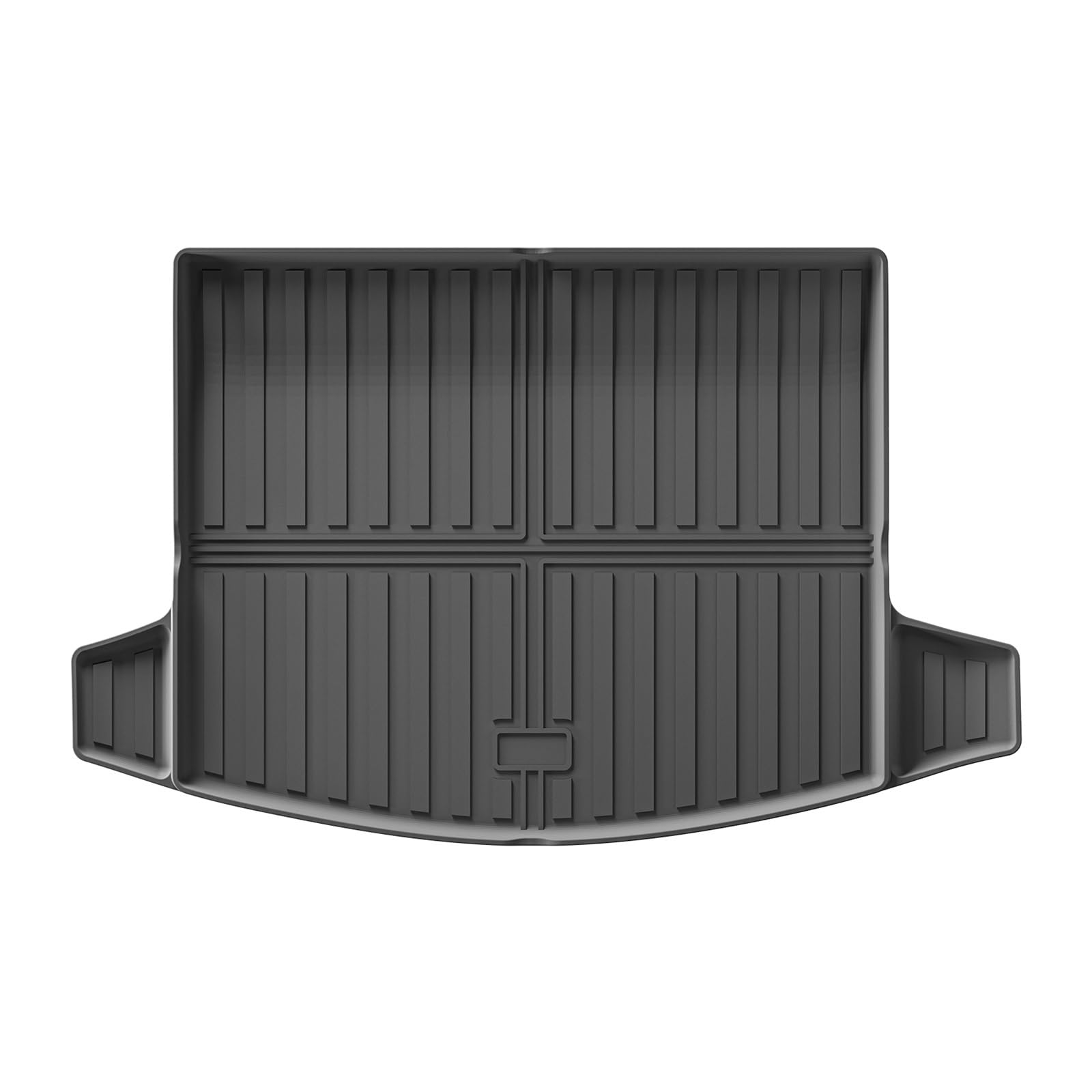 Autofußmatten Für Lincoln Für Nautilus 2024 2025 Auto Fußmatten Cargo-Liner Stamm Pad 3 Fuß Matte Schwarz Links Hand Stick Automatten(Trunk 1P) von LinQianBhD