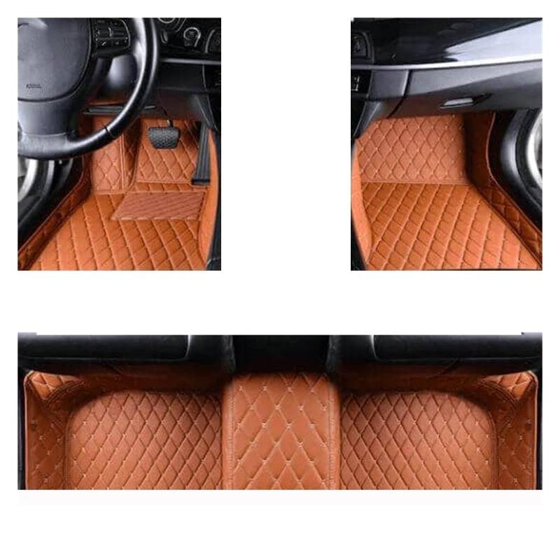 Autofußmatten Für Mazda 3 2006-2012 Auto Fußmatten Benutzerdefinierte Auto Fuß Pads Teppich Abdeckung Innen Zubehör Automatten(LHD BROWN2) von LinQianBhD