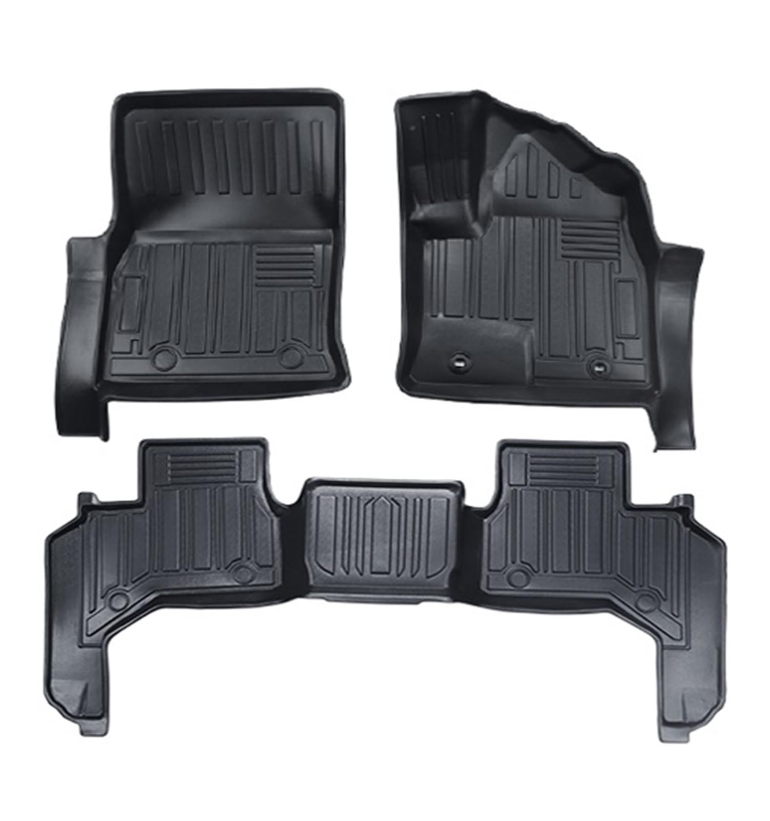 Autofußmatten Für Toyota Für Land Für Cruiser Für Lc300 2022 Fuß Matte Auto Matten Material Wasserdicht Teppich Automatten(RDH-5 Seats-Black) von LinQianBhD