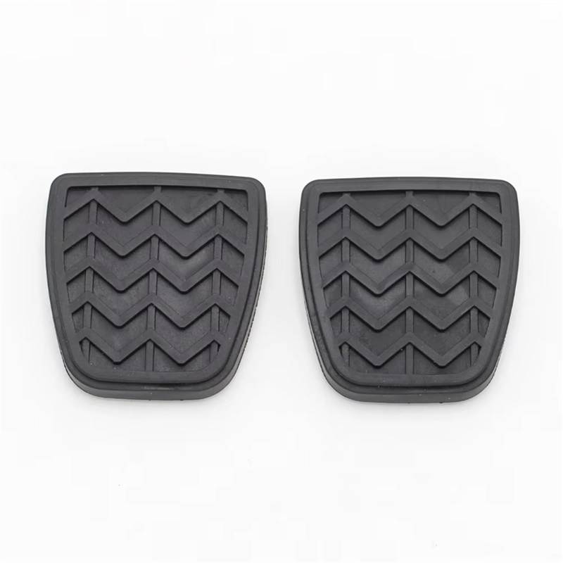 Bremskupplungspedal 2X Auto Bremse Kupplung Pedal Pad Gummi Abdeckungen Schwarze Kappe Für Toyota Für Scion Für Corolla Für Camry 31321-52010 Innen Teile Auto Bremspedal von LinQianBhD