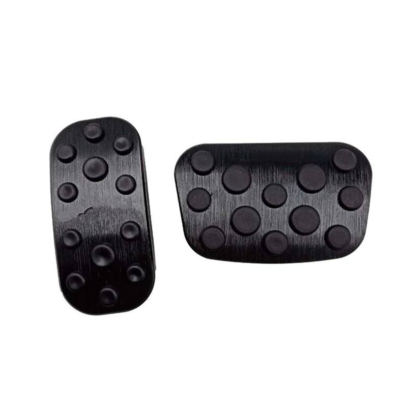 Bremskupplungspedal Auto Fuß Pedal Pads Abdeckung Für Toyota Für Voxy 90 Serie 2022 Zubehör Accelerator Gas Bremse Pedale Abdeckung Auto Bremspedal(Black) von LinQianBhD