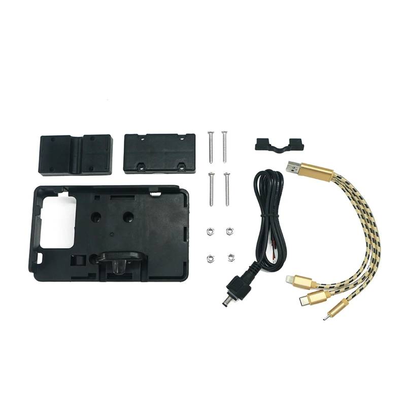 Für F700GS Für F800GS Für R1250GS Für Abenteuer Telefon Halter Supporter Navigation USB Charge Stand Halterung Motorrad GPS Halterung Navigationshalterung von LinQianBhD