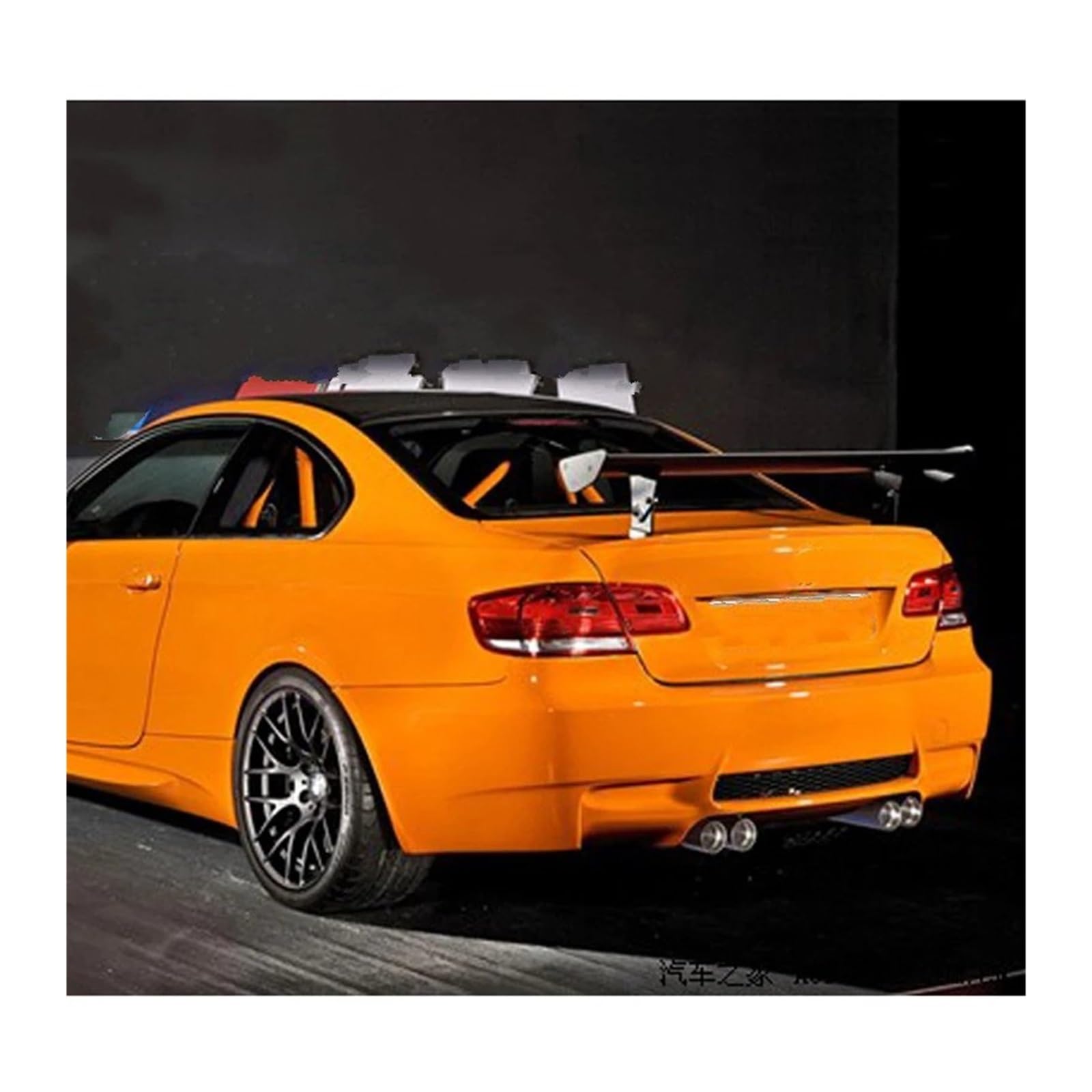 Heckspoiler Flügel Für M3 Für E92 Für E46 Für GTS Style Echtcarbon Universal Heckspoilerspoiler Heckflügel(Forged Carbon) von LinQianBhD