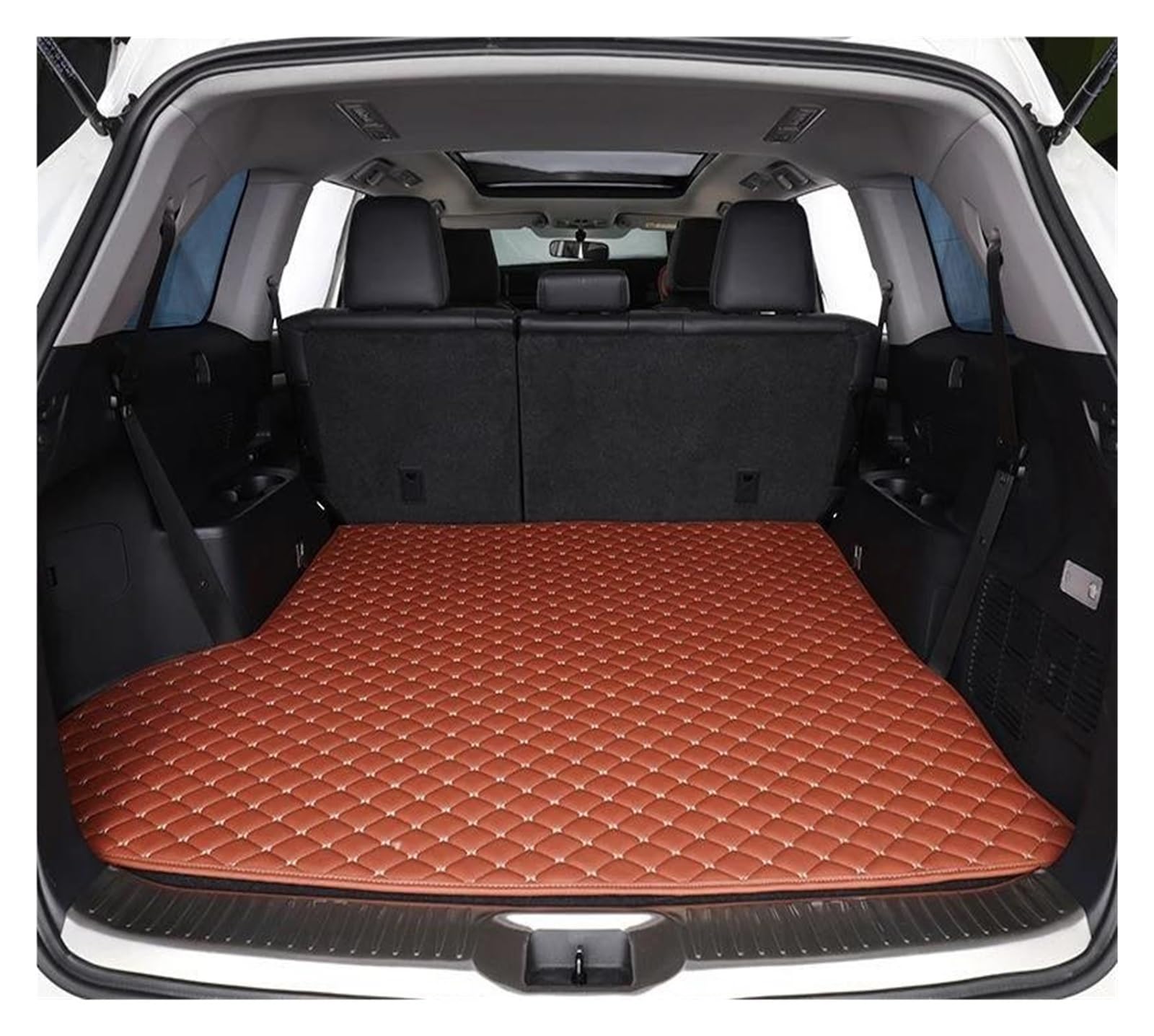 Kofferraumschutz Seitenschutz Für 3 Serie Für 325i 2005 2006 2007 2008 2009 2010 2011 2012 Stamm Boot Mat Kofferraum Matte Teppich Schwanz Cargo-Liner Kofferraumabdeckung(1 pcs 7) von LinQianBhD