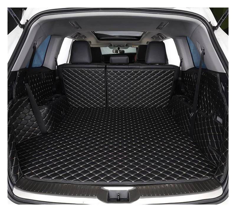 Kofferraumschutz Seitenschutz Für Chevrolet Für Captiva 2014 2015 2016 2017 7 Sitze Hinten Stamm Boden Mat Tray Teppich Schlamm Auto Stamm Matten Auto Hinten Boot Liner Kofferraumabdeckung(Full set 6) von LinQianBhD