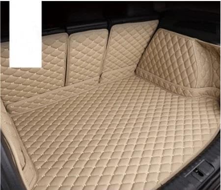 Kofferraumschutz Seitenschutz Für Volvo Für XC60 2015 2014 2013 2012 2011 2010 2009 Auto Stamm Matten Teppiche Fracht Boot Liner Teppiche Auto Fracht Hinten Stamm Matte Kofferraumabdeckung(Beige3) von LinQianBhD