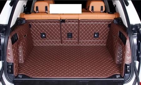 Kofferraumschutz Seitenschutz Für X5 Für G05 2020 wasserdichte Cargo-Liner Matten Boot Teppiche Für X5 2019 Vollen Satz Auto Stamm Matten + Zurück Tür Matte Kofferraumabdeckung(Coffee 2) von LinQianBhD