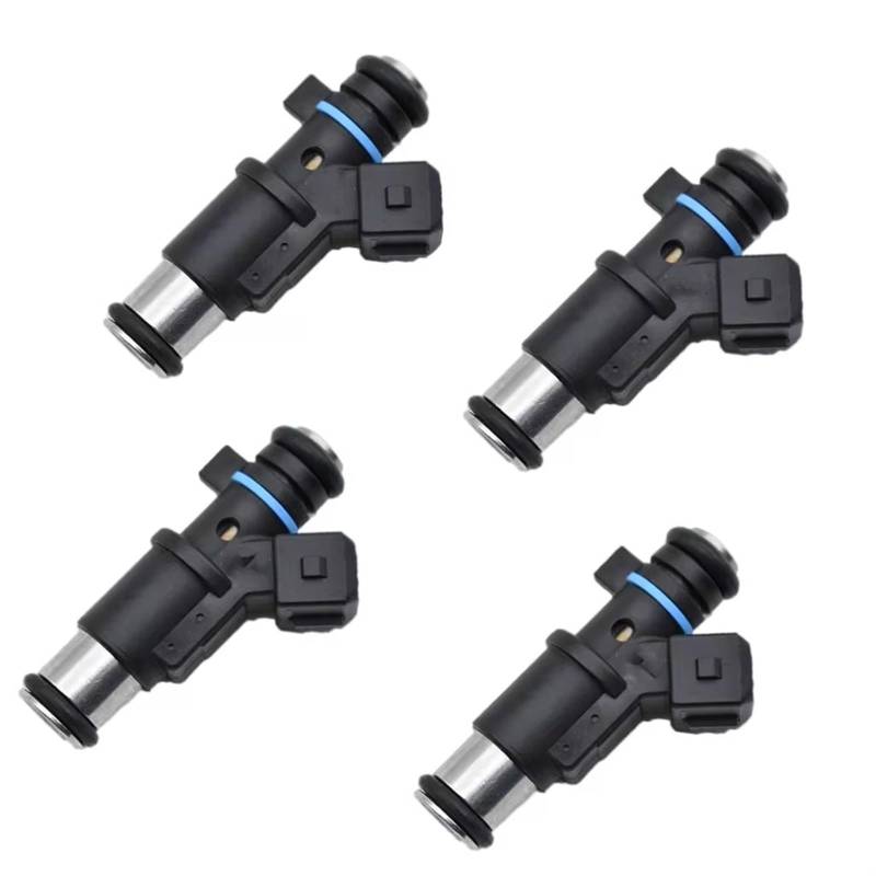 Kraftstoffinjektor Einspritzventil 4-Pack Auto Kraftstoff Injektoren 01F00 2A 348001 Zubehör Für Citroen Für C2 Für C3 von LinQianBhD