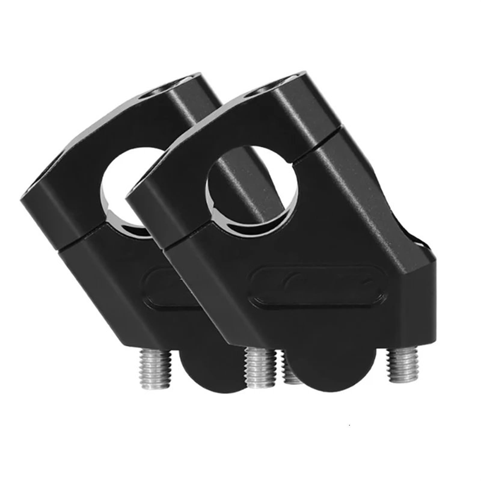 Lenkererhöhung Motorrad 22mm 28mm Lenker Erhöhung Riser Bar Clamp Halterung Für NTV650 NTV 650 Deauville 700 Varadero 125 Motorrad Lenker Riser(28mm Black) von LinQianBhD