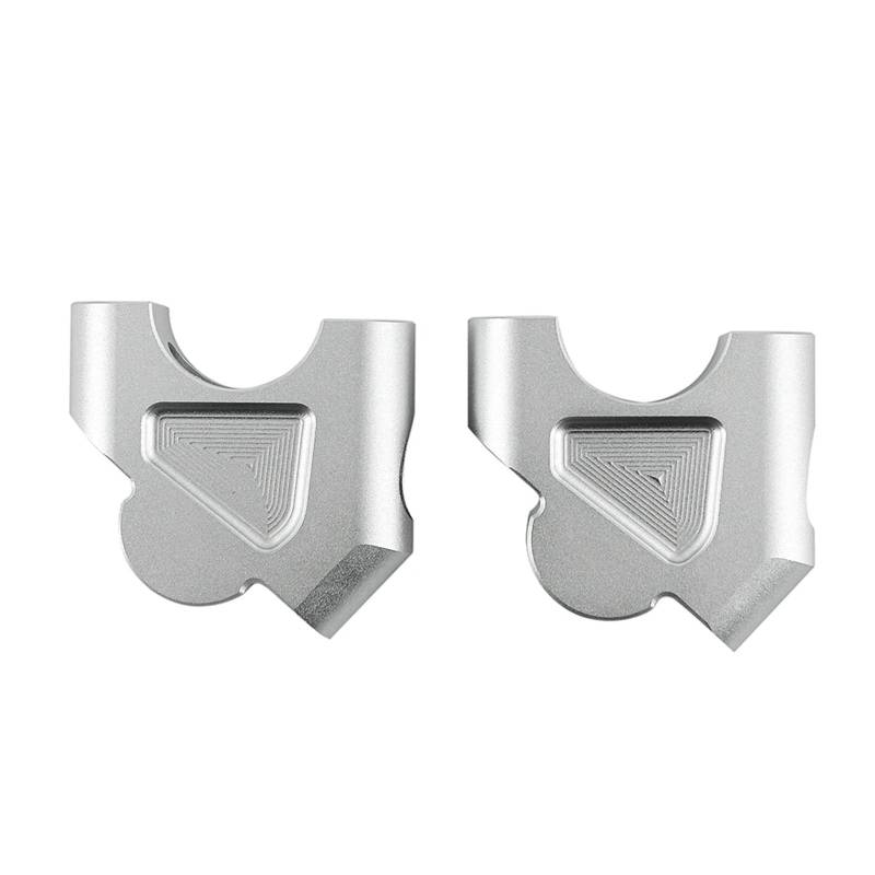 Lenkererhöhung Motorrad Lenker Lenker Drag Riser Clamp Adventure Für R1250GS R1200GS R1200 R1250 LC ADV 2013-2020 Motorrad Lenker Riser(Silver) von LinQianBhD