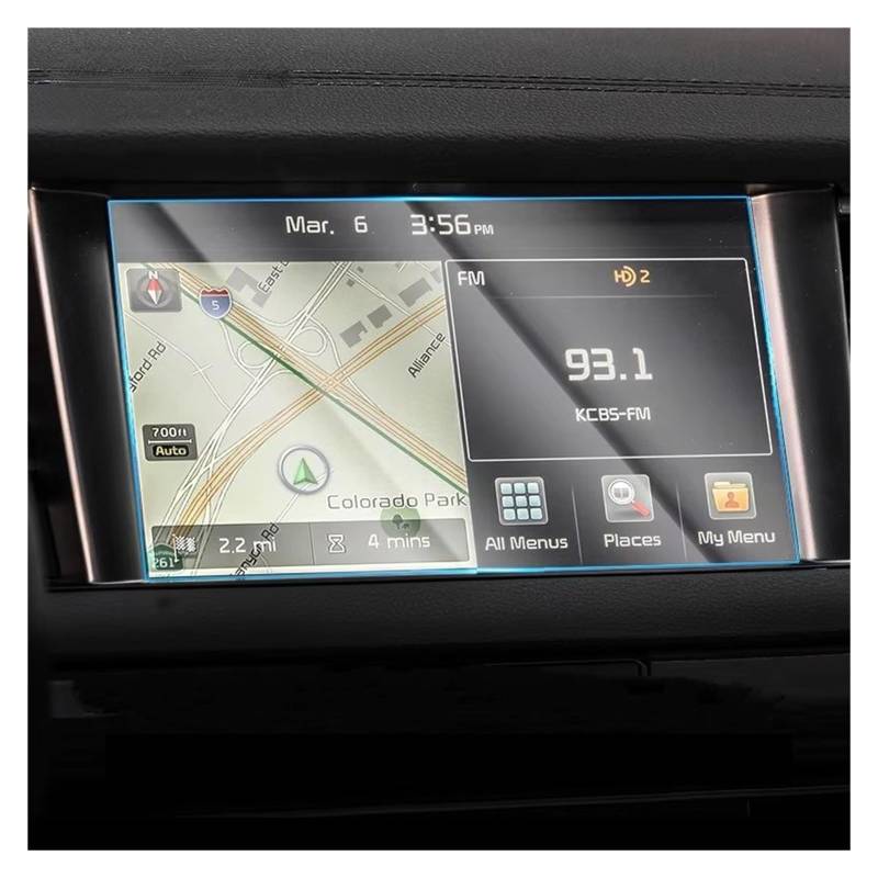 Navigation Schutzfolie Auto GPS Navigation Film LCD Bildschirm Gehärtetes Glas Display Schutz 8 Zoll Für Kia Für K7 Für Cadenza 2016 2017 2018 2019 2020 Digital Cockpit Schutzfolie von LinQianBhD