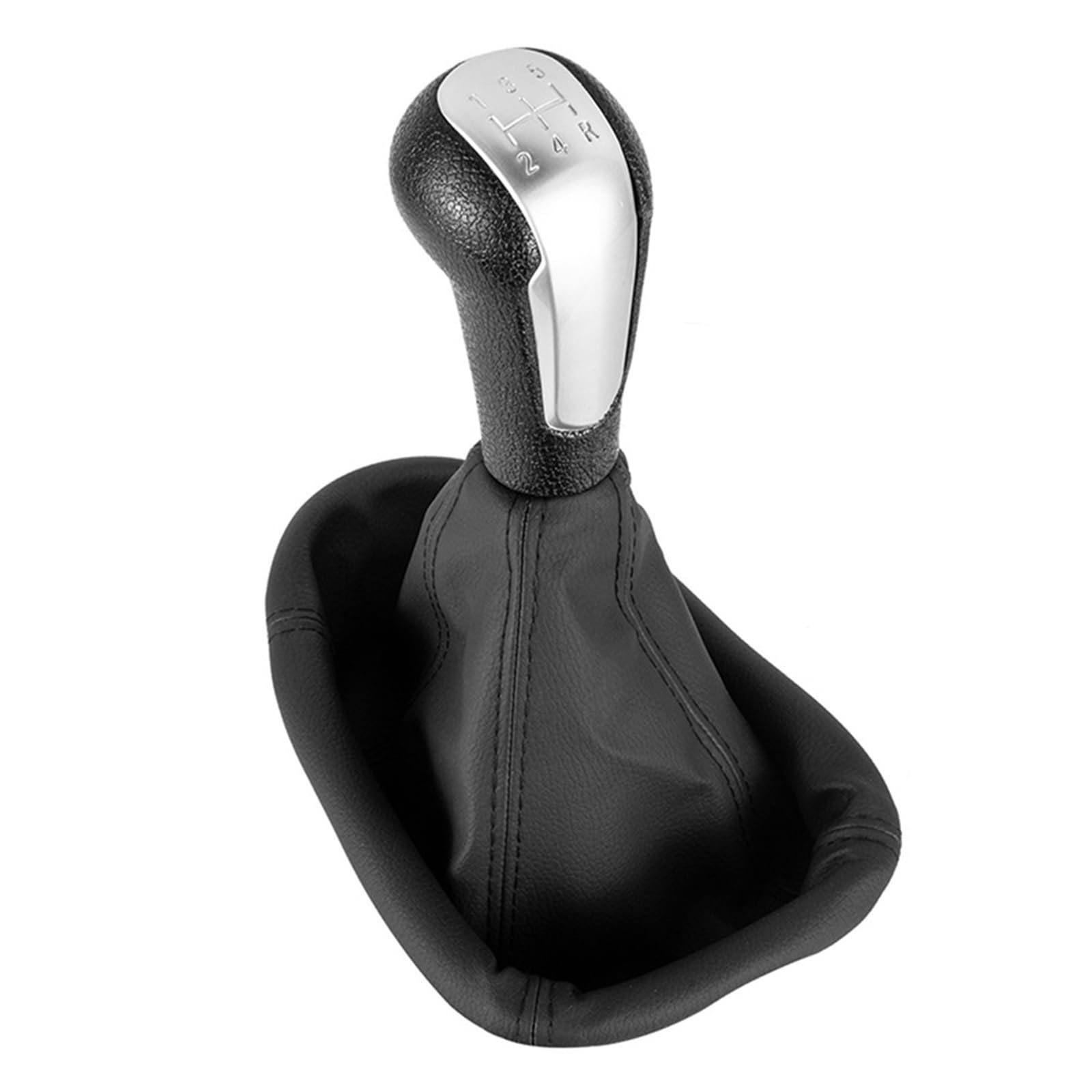 Schaltknauf 5 Gang Schaltknauf Shifter Gearstick Hebel Gamasche Boot Abdeckung Für Chevrolet Für Spark 2011 2013 2014 2015 2016 Gang Schaltknauf Hebel(Matte Silver) von LinQianBhD