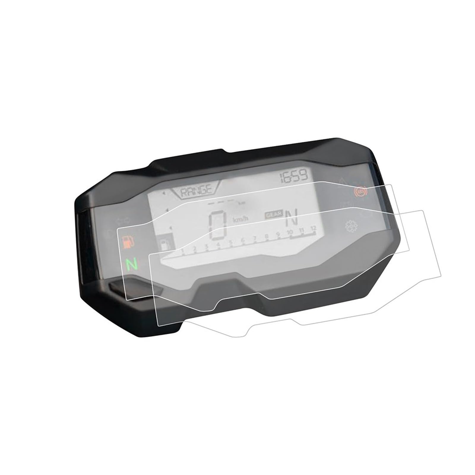 Tacho Kratzfolie Motorrad Scratch Cluster Screen-Dashboard Schutz Instrument Film Für S1000RR Für S1000XR 2020 2021 2022 Kratzschutzfolie(1 set) von LinQianBhD