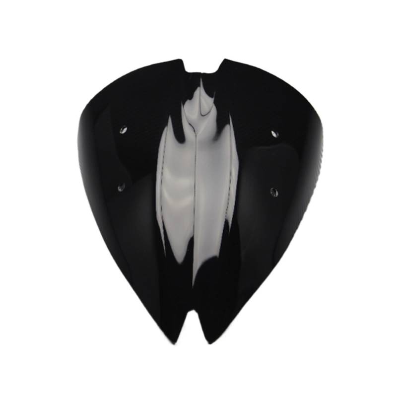 windschild Für Kawasaki Für Z750 Für Z1000 2007 2008 2009 2010 2011 2012 2013 Motorrad Windschutzscheibe Windschutz Deflektor Bildschirm Doppel Blase Windschild Spoiler(B Black) von LinQianBhD